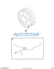 158120R93 VALVE TUBELESS TIRE W/CAP 3.75