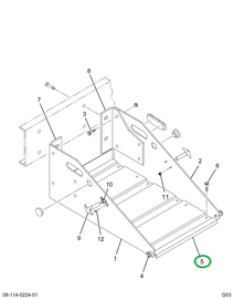 1666473C6 TRAY BATTERY BOX