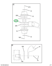 1668957C1 SPACER GRAB HANDLE