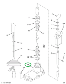 1677148C91 HOUSING ASSY CONTROL LEVER