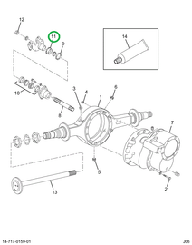 1691147C2 SEAL-OIL DIFF THRU SHAFT BRG