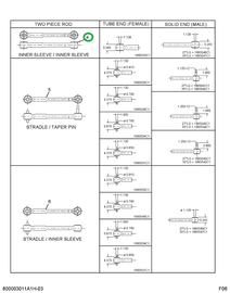 1693535C1 TUBE TORQUE ROD END INR SLEEVE