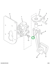 1693879C1 ROLLER AIR BRK PEDAL