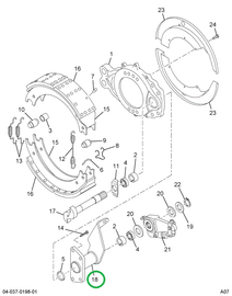 1697673C91 BRACKET BRK CAMSHAFT & CHAMBER
