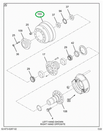 1699732C1 DRUM BRAKE FRONT 16.5 X7