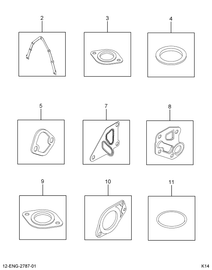 1802213C99 GSKT SET,GASKET, CRANKCASE PKG