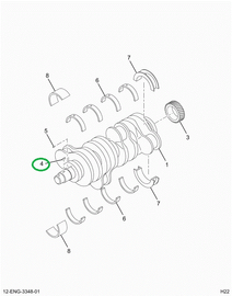 1814698C1 KEY  CRANKSHAFT