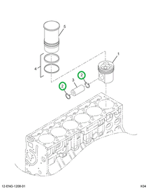 1818702C1 RETAINER,RING PISTON PIN RETAI