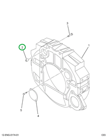 1822086C1 BUSHING FLYWHEEL BOLT