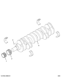 1830597C93 CRNKSHFT,CRANKSHAFT, ASSEMBLY