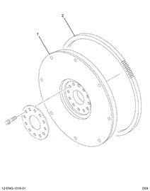 1833180C91 FLYWHEEL ASSEMBLY