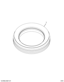 1834635C91 SEAL CRANKSHAFT REAR OIL