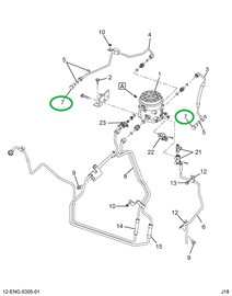 1834731C3 PLUG,BOLT, BANJO 12MM WITH CHE