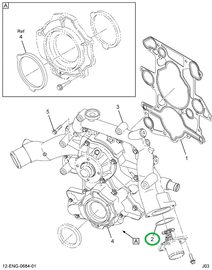 1836779C1 SEAL THERMOSTAT O-RING