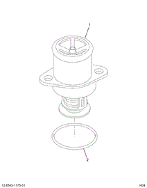 1837971C91 THERMOSTAT ASSY 89 DEG ALUM