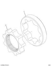 1841323C91 ROTOR ASSEMBLY OIL PUMP