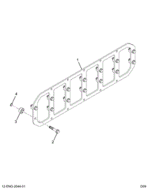 1842548C93 PLATE,LADDER, ASSEMBLY CRANKCA