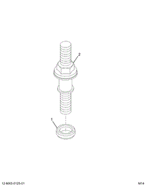 1870416C91 BOLT ASSY VALVE COVER STUD