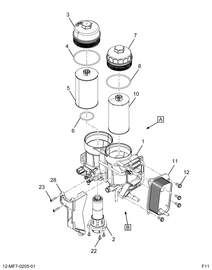 1886166C95 HOUSING,HSG ASSY  FUEL FLTR CL