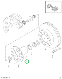 2007332C1 BOLT WHEEL HUB M22.5X1.5
