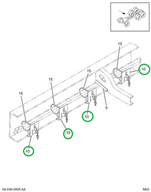 2012155C1 CLIP SPRING TYPE