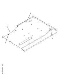 2015938C92 PANEL FLOOR CAB LH