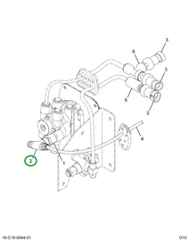 2017495C3 TEE QC 1/4NPT X 1/4QC X 1/4QC