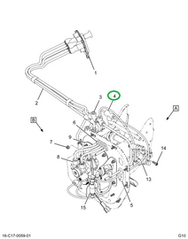 2024458C1 TEE,QC 3/8 X QC 3/8 X3/8 STEM
