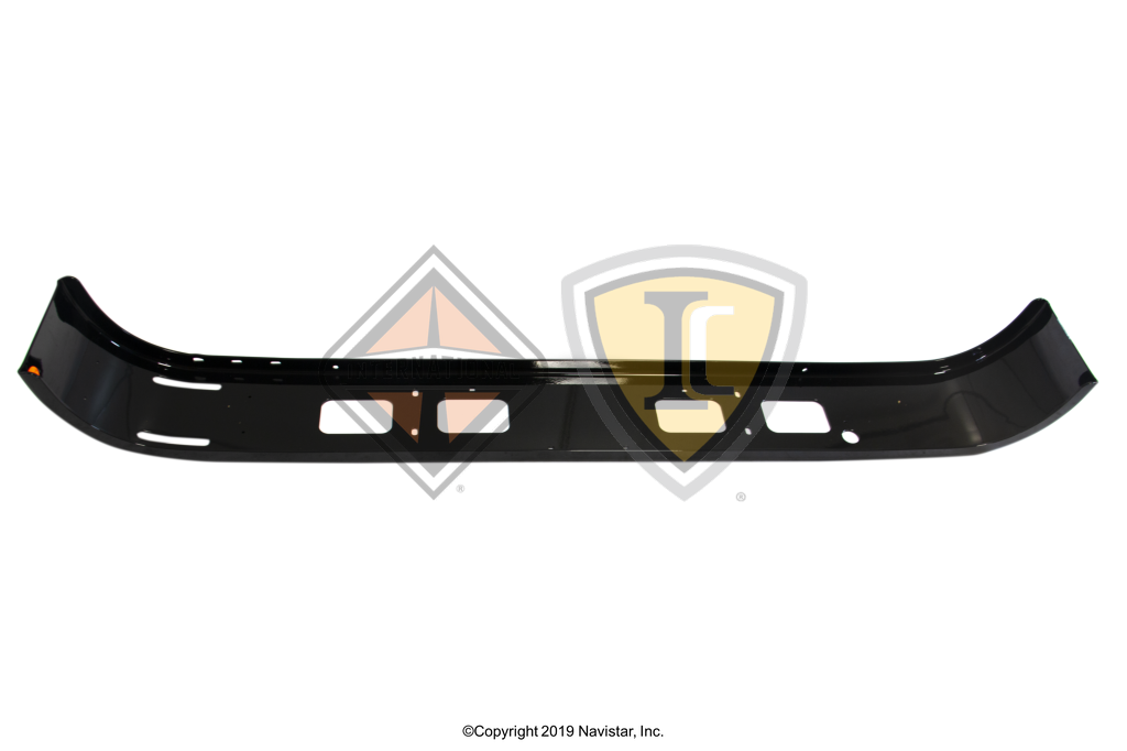 2031765C4 BUMPER FRONT STEEL BLACK