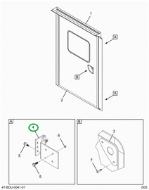 2209278C3 HINGE   ADA LIFT DOOR