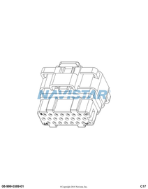 3562312C1 CONNECTR,CONNECTOR BODY*MALE 2