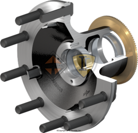 3748326C91 HUB,FRT WHEEL , F08 IRON 10-28