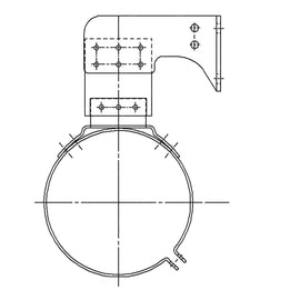 A04-17937-001 BRACKET ASSY-MUF MOUNTING,HORI