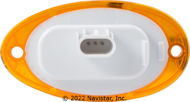 FLTCMF53005A 5 LED, OVAL AMBER FREIGHTLINER