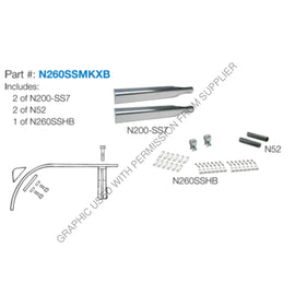GRN N260SSMKXB KIT - SS POST MOUNT, NO BRKT