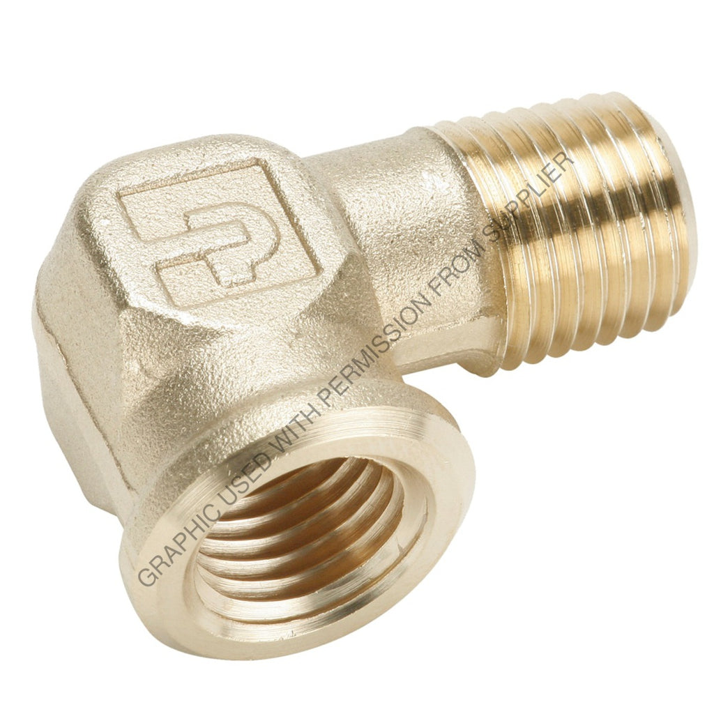 PH  1202P 6 4 BRASS ELBOW