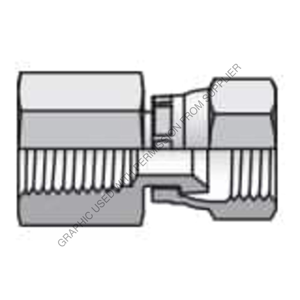 PH  4 4 G6X S CONN-FEM SWIVEL 37 JIC TO FPT