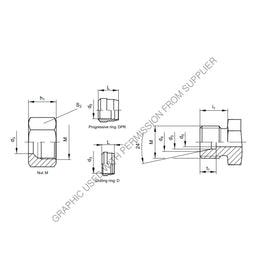 PH  M06LA3CX TUBE NUT
