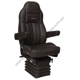 SET 188409MWO61 SEAT-LEGACY LO HB HEAT MSG BLK DURALETHR
