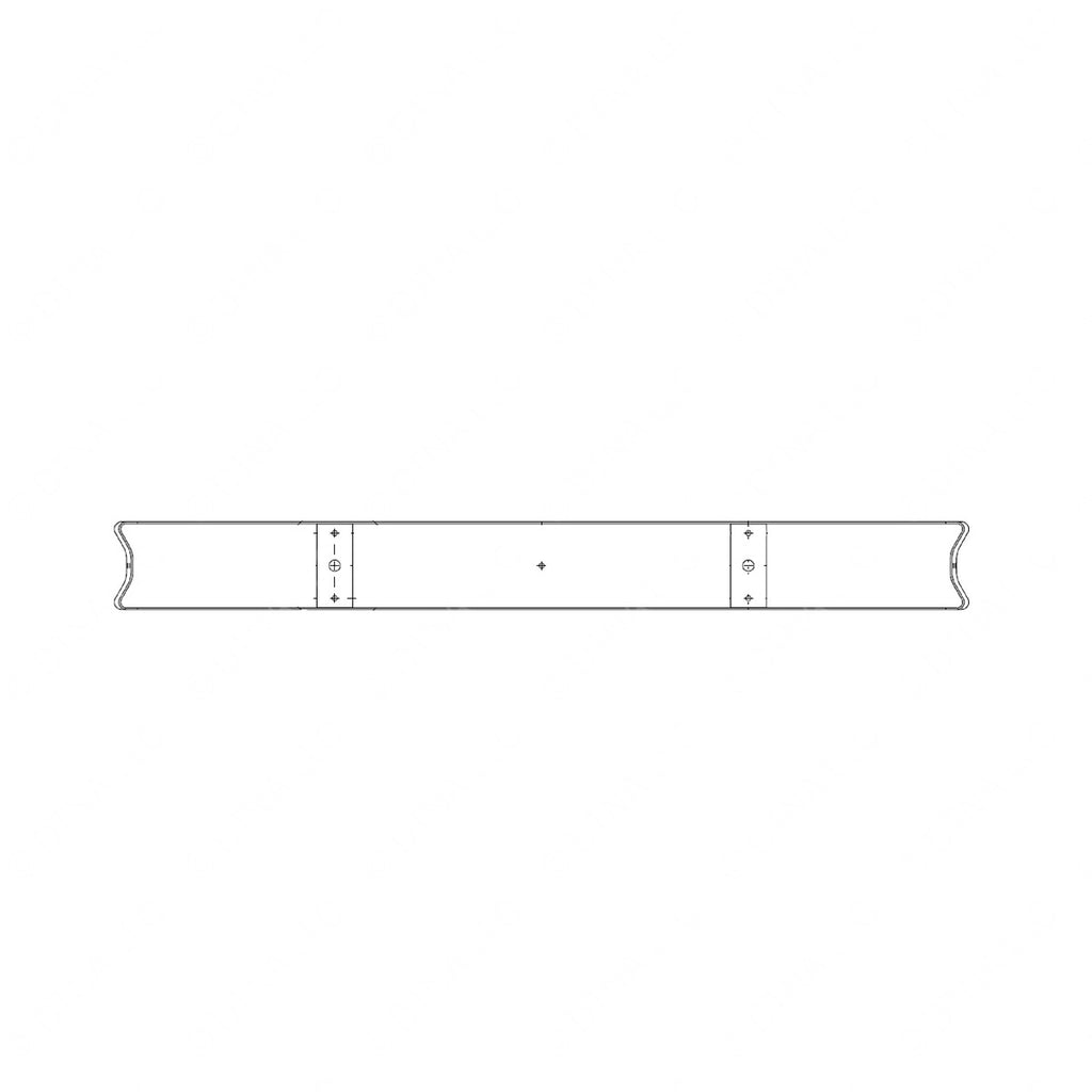 TBB 160513 BUMPER ASM, REAR, 12 GA., DRW MINOTOUR