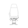 TBB 162120 SEAT DRIVER NATIONAL NS2000 AIR PEDESTAL
