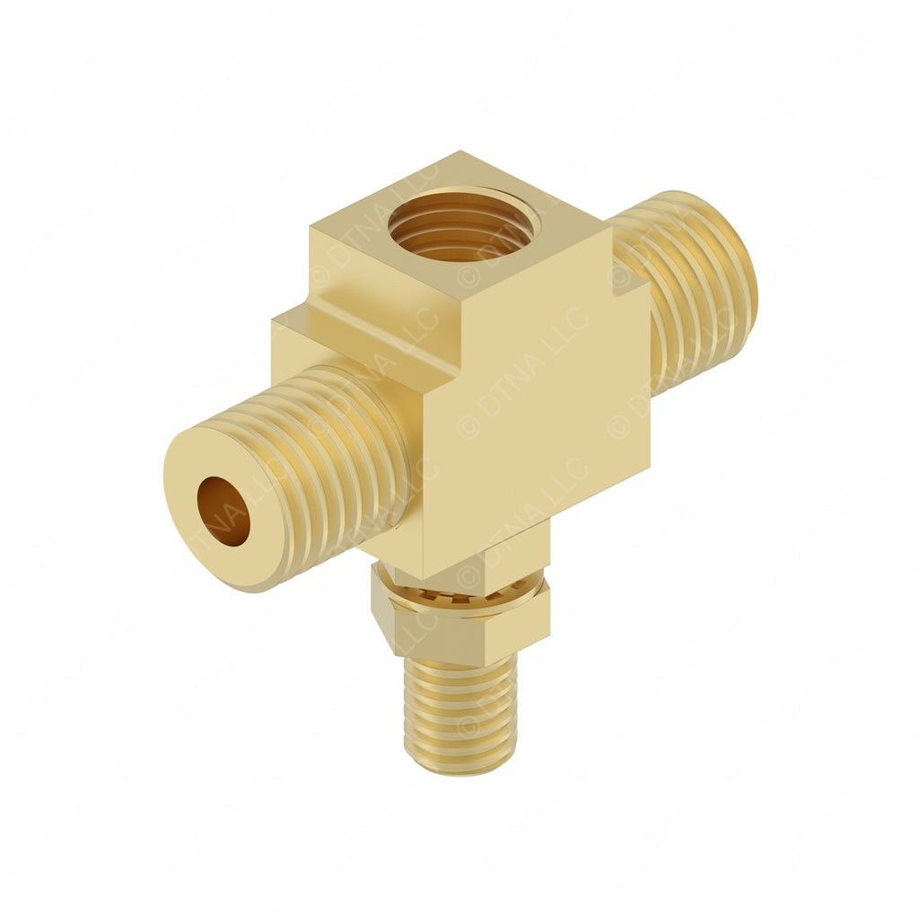 03-22305-005 FITTING-TEE,FUEL RETURN,3/8 X 1/2 X 1/2