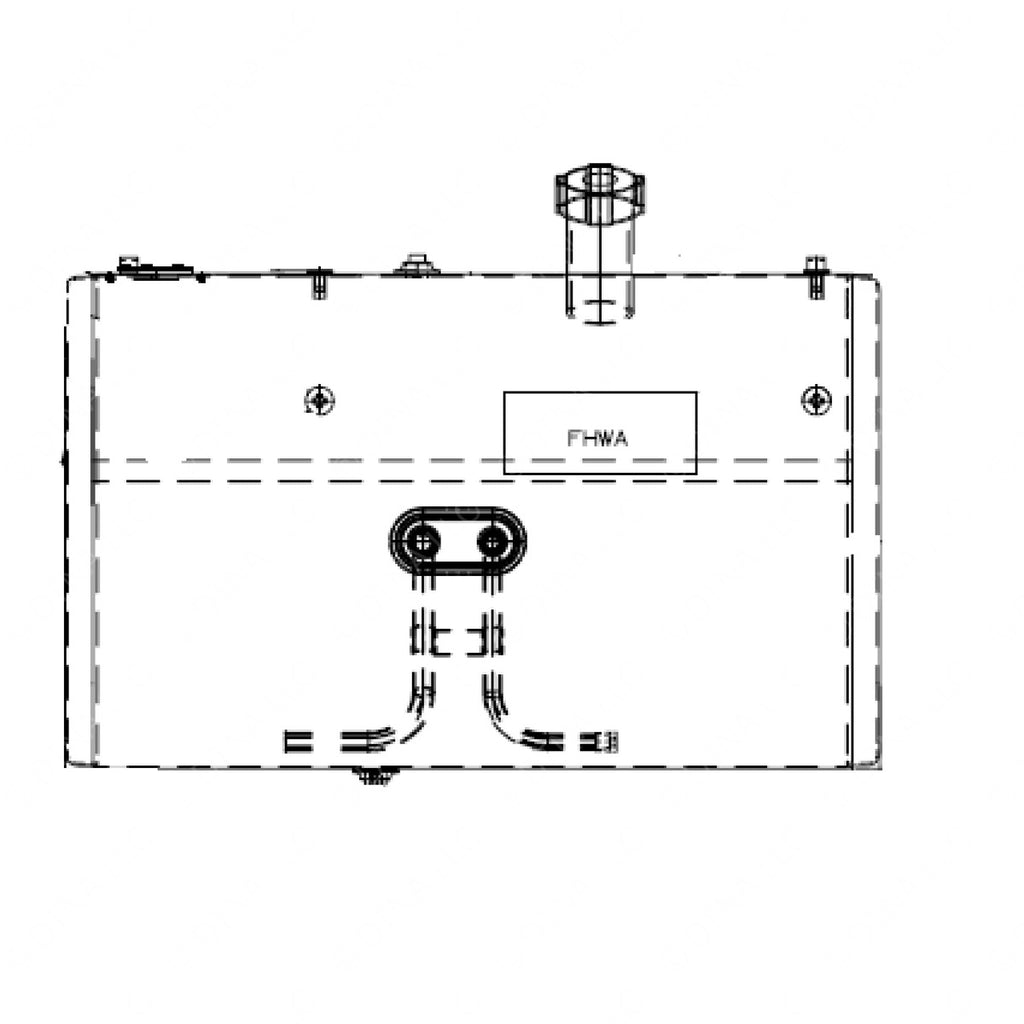 03-30671-002 TANK-FUEL,RECT,45GL,STL,PAINT,RH-NO EFG