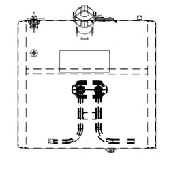 03-30674-000 TANK-FUEL,RECT,30 GAL,STEEL,PAINT,LH