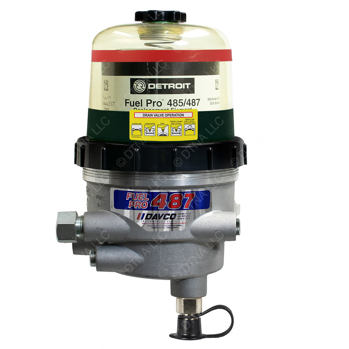 03-42051-003 FUEL WATER SEPARATOR, 487,ESOC,BLK BN