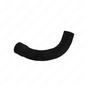 05-33628-000 HOSE-RAD,LWR,ENG-CLR,ISB