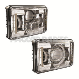 0551771JWS HeadlightHeated 8800 Ev2 4X6 Led Lb Chr