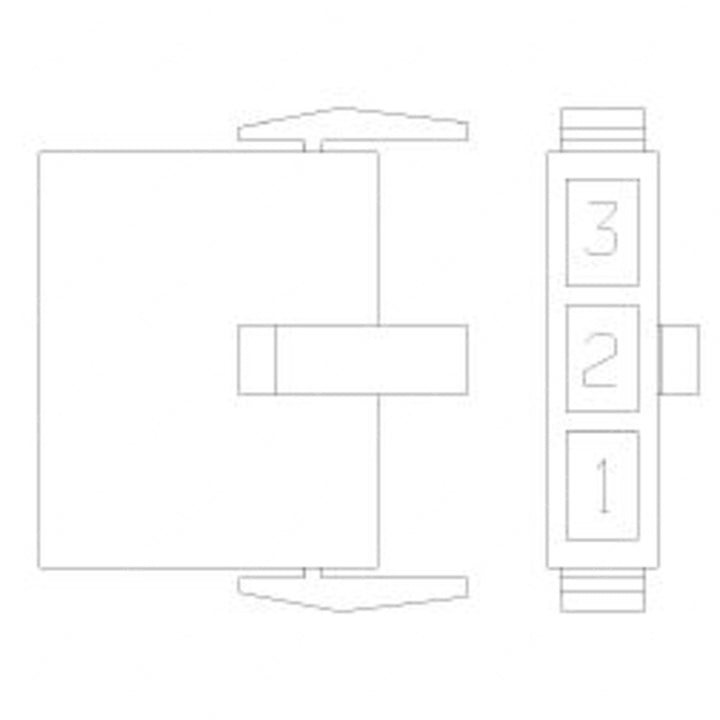 06-42557-016 PLUG-3CAV,MP630,CELLC6-01,BK