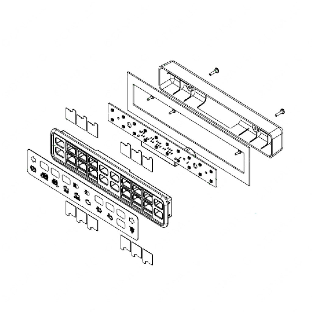 06-61864-002 LIGHTBAR-DASH WARNING RHD
