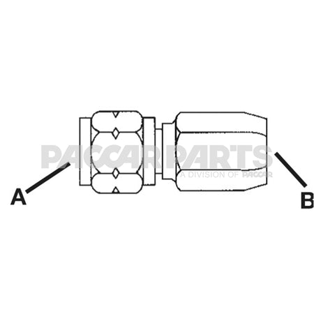 06904D-604WHD FittingReusable Stl Sae4